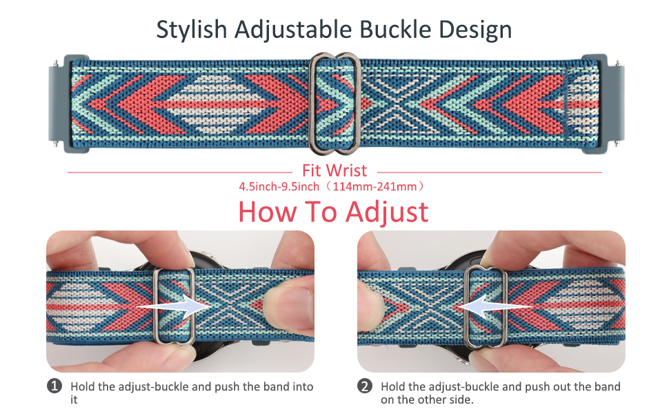 stylish adjustable buckle design
