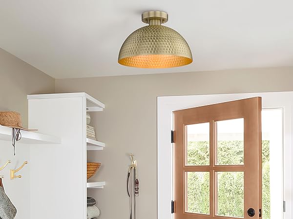 Lucy　0207 Joliet Semi Flush Mount Ceiling Light – City Lights SF
