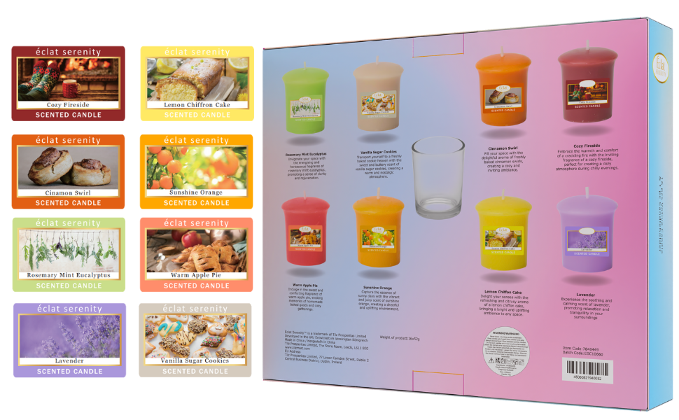 tilz collection scented candles set
