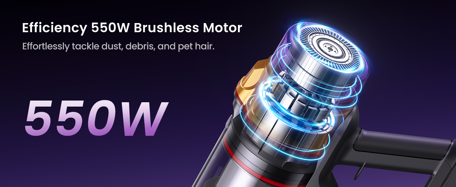 Efficiency 550W Brushless Motor