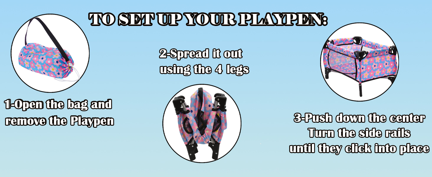 baby doll accessories set stroller furniture swing highchair diaper bag toy playsets playpen bed