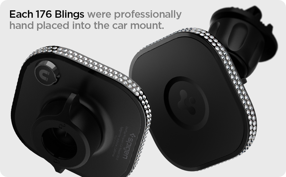Spigen Bling (MagFit) Designed for MagSafe Car Air Vent Mount