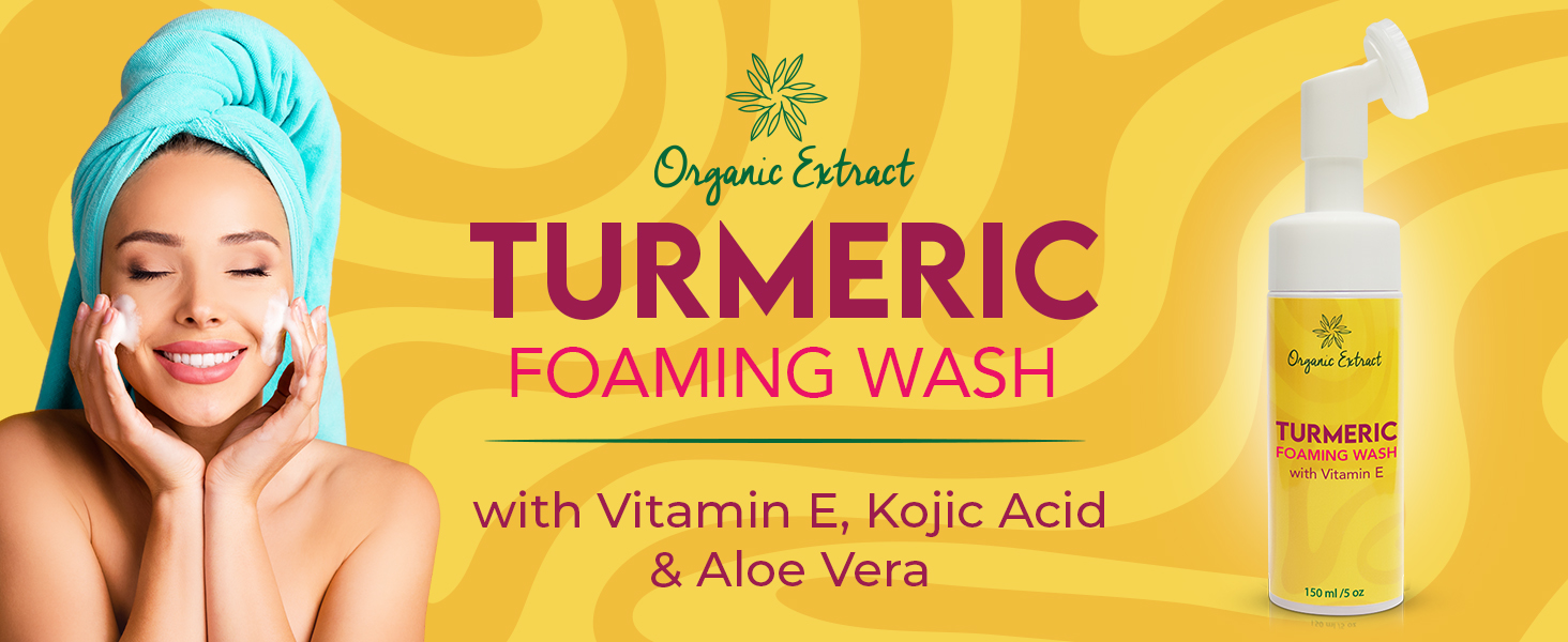 ORGANIC EXTRACT Turmeric Foaming Cleanser