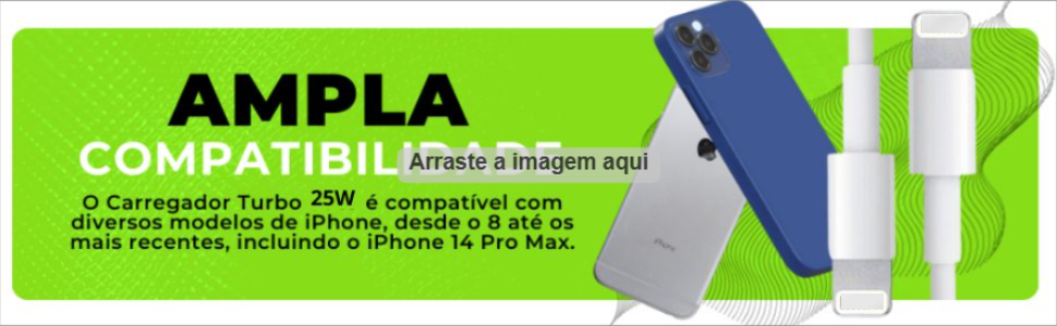 carregador compatível com IPHONE
