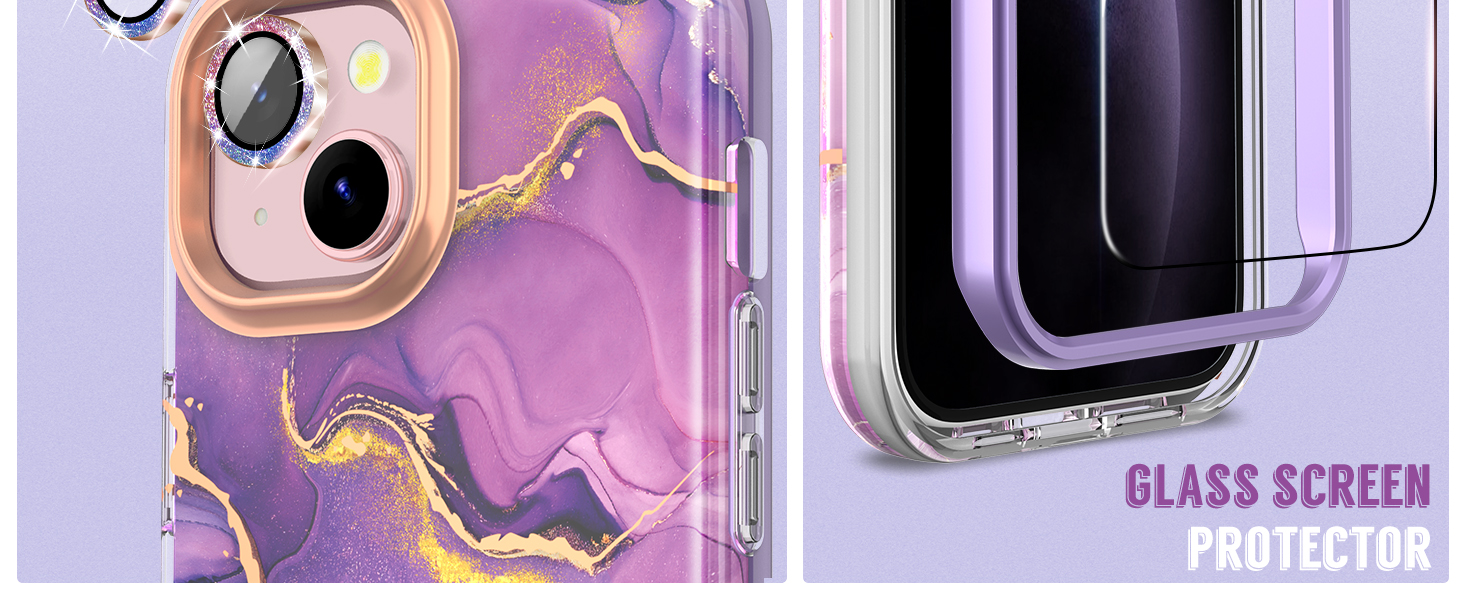 iphone 15 case with screen protector