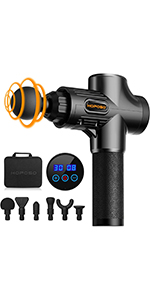 Massagepistole schwarz