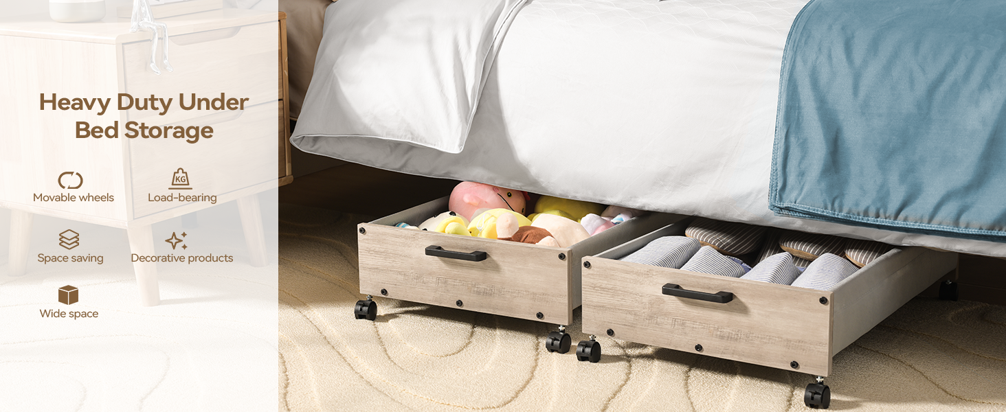 under bed storage
