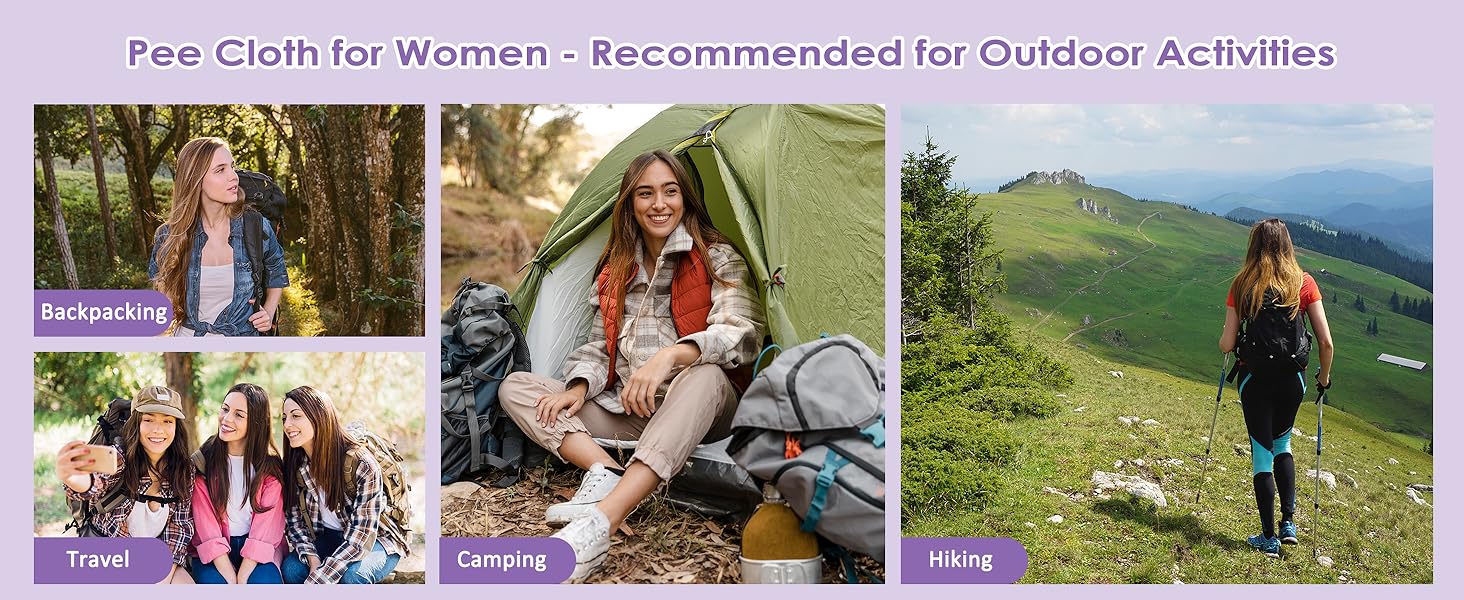 pee cloth for women hiking backpacking toilet paper pee rags for women hiking hygiene
