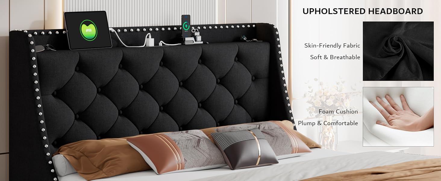 Versatile Upholstered Headboard