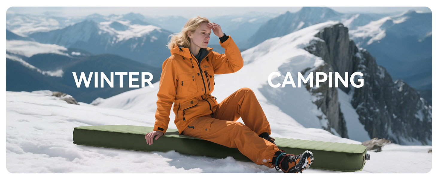 Camping pad use in Winter