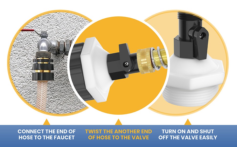 Pool Drain Hose Adapter Fit for Intex,Coleman 1.5" Above