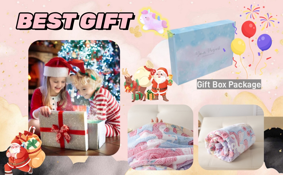 Magical unicorn blanket Unicorn gift for kids