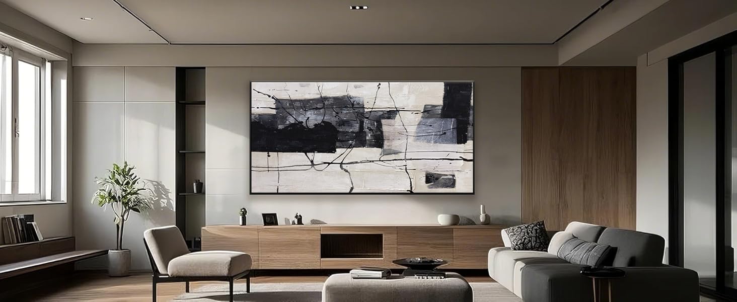 abstract wall art for living room