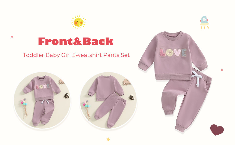 Love Sweatshirt and Pants