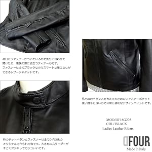 Amazon | [ハルフ] レザージャケット 本革 イタリア製 シングル