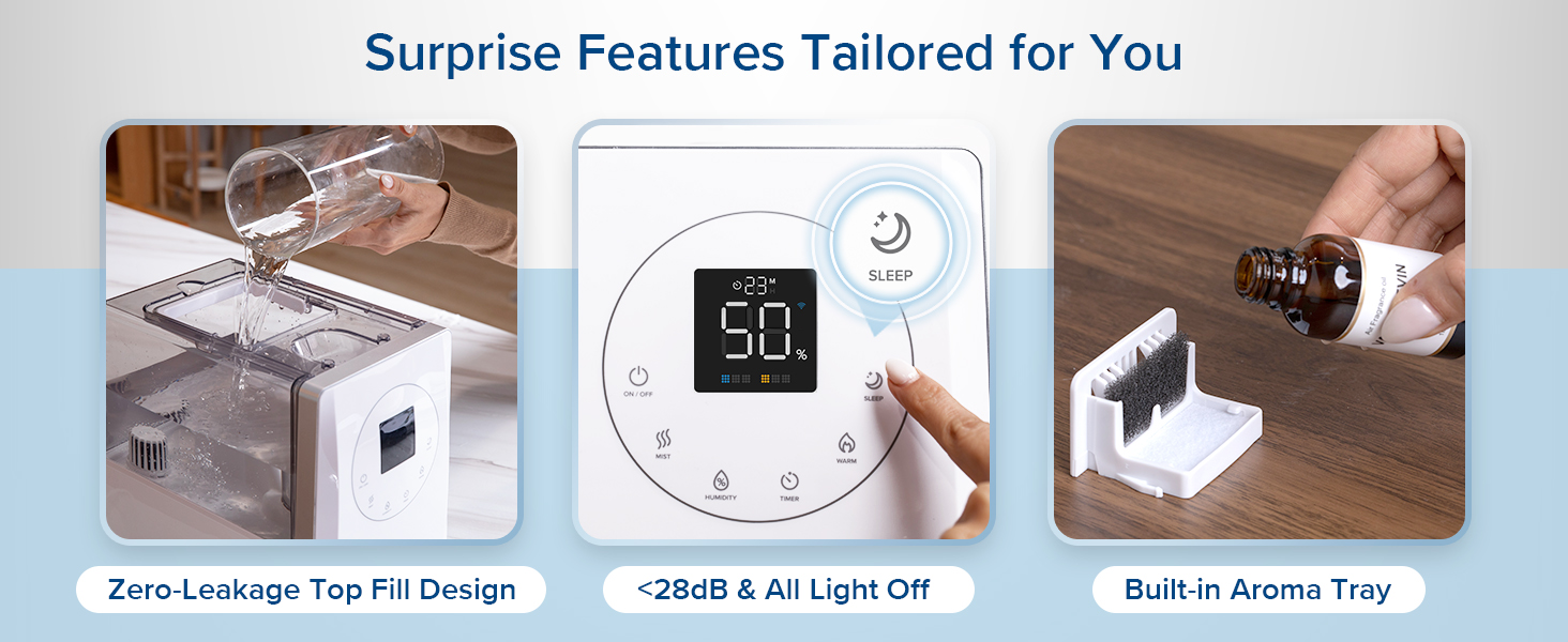 LEVOIT LV600S Smart Warm and Cool Mist Humidifiers for Home