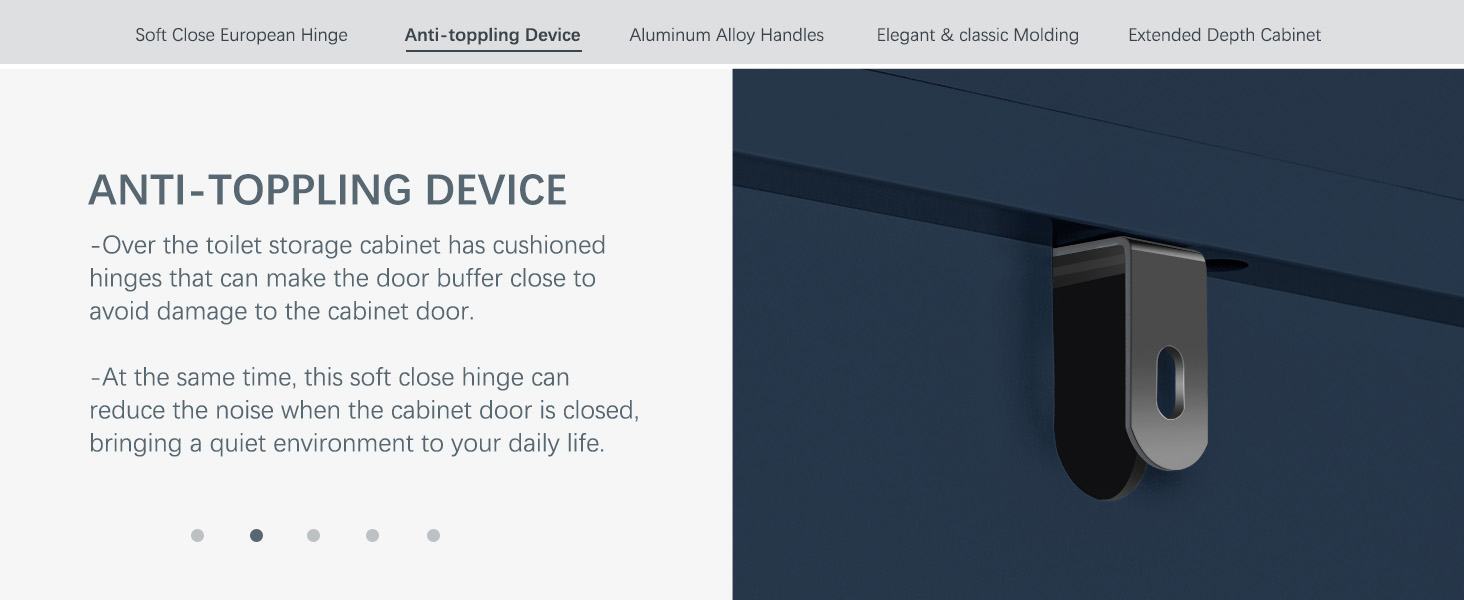 above toilet storage