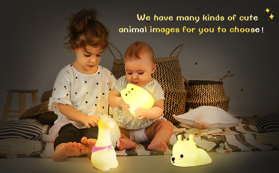 Silicone kitty lamp
