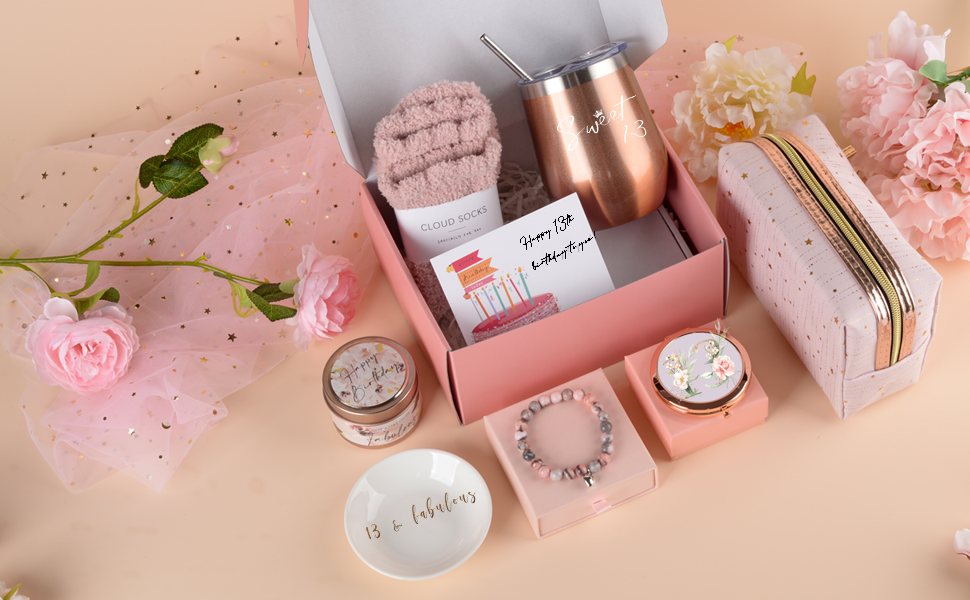 13th Birthday Gifts for Girls, Sweet 13 Birthday Gift Ideas