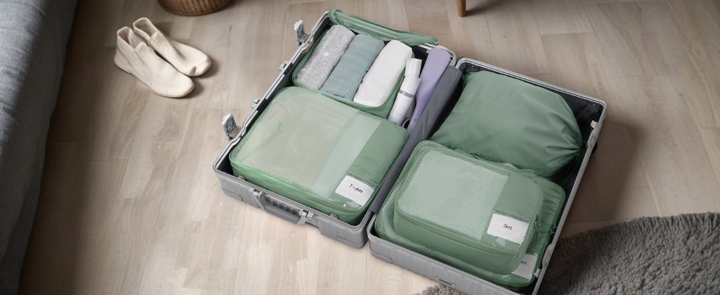 packing cubes suitable for luggage