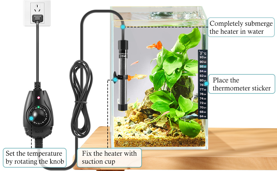 HITOP mini aquarium heater