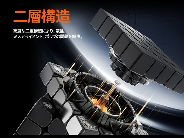 Amazon.co.jp: GAN 562M 5x5 スピード キューブ、112 個の