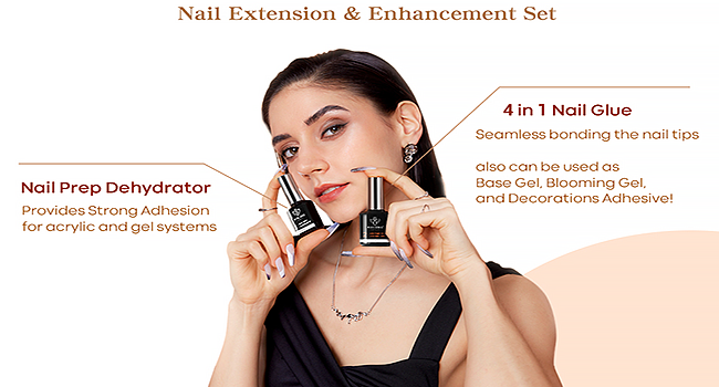 Nail Tips and Glue Gel Kit