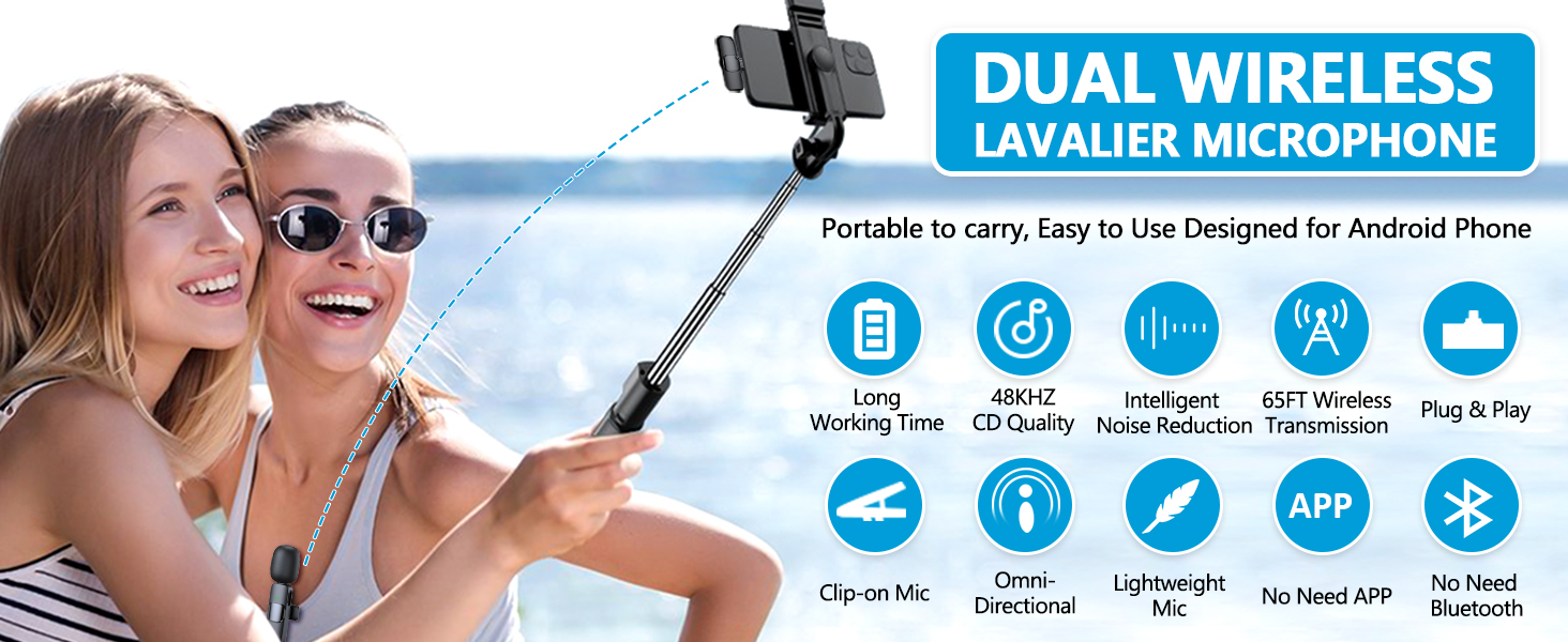 Wireless Microphone Type C for Android