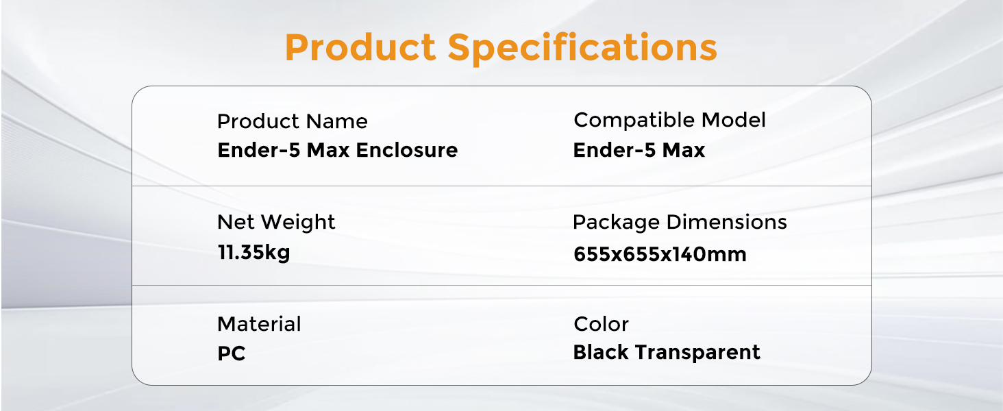 Official Creality Ender 5 Max Enclosure Constant Temperature Cover Noise Reduce Dust Proof PC Protective Enclosure for Ender 5 Max 3D Printer 17 ender 5 max enclosure