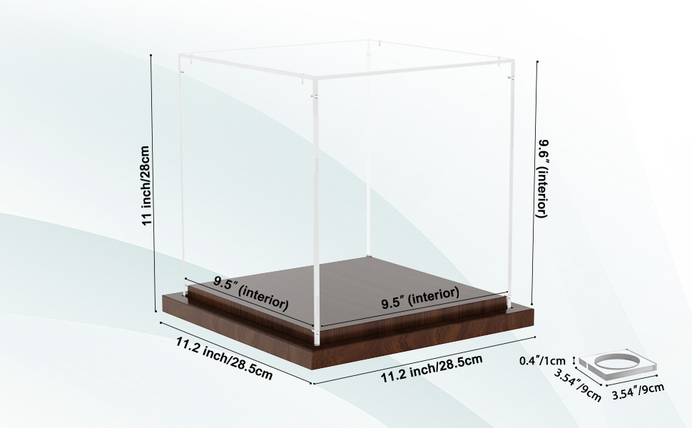 soccer ball display case