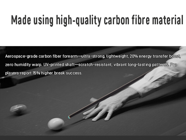 KHEALING Cues ビリヤード Amazon.co.jp: KHEALING ビリヤード キュー カーボン 電木皮頭 黒電木