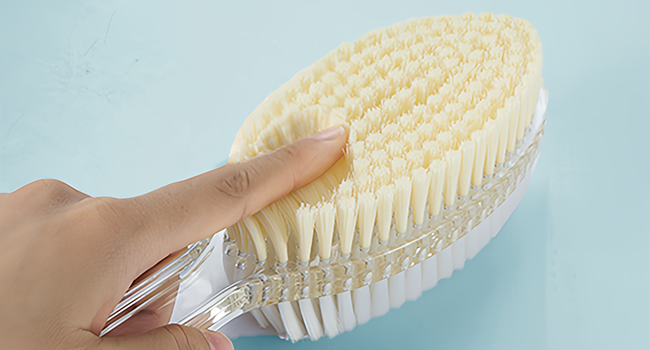 Back Brush Anti Slip with Stiff and Soft Bristles