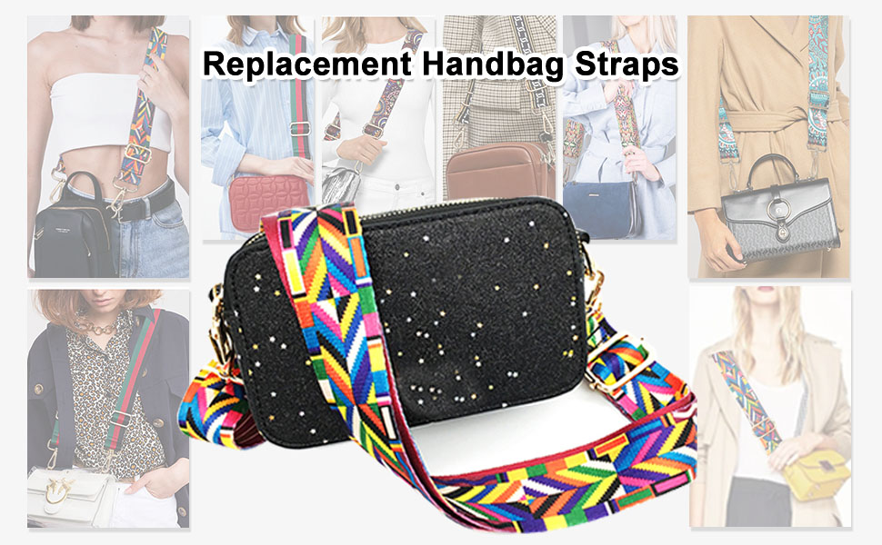 Adjustable Handbags Bag Straps 3.8cm Wide Shoulder Strap Replacement