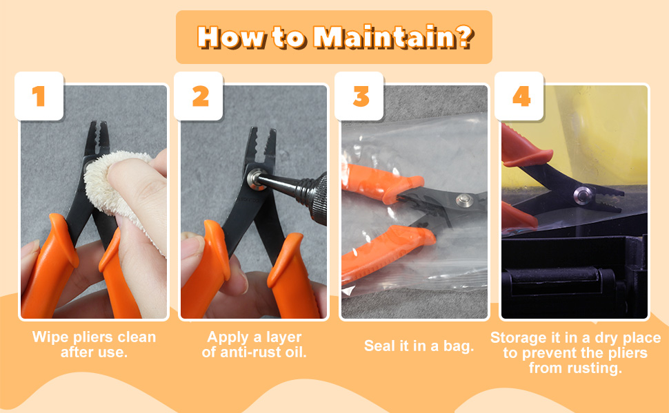 LEONTOOL Mini Bead Crimping Pliers 5 Inches Bead Crimper