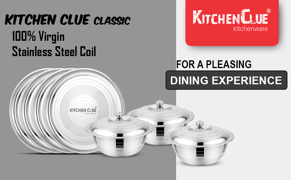 Stainless Steel Dinner Set For kitchen