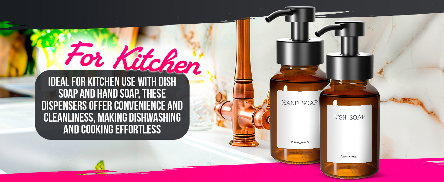 hand soap dispenser glass foaming dish soap dispenser dish soap dispenser