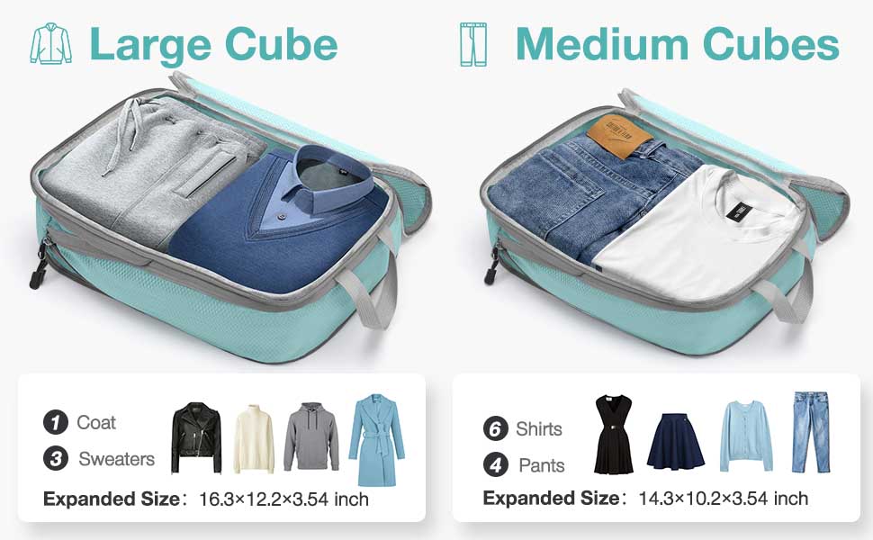 Compression Packing Cubes 