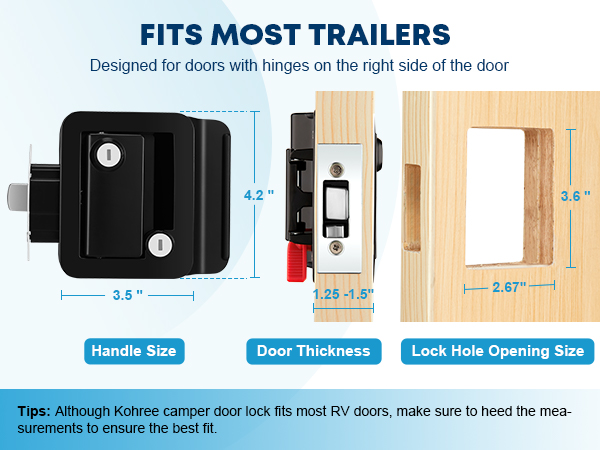 camper door lock