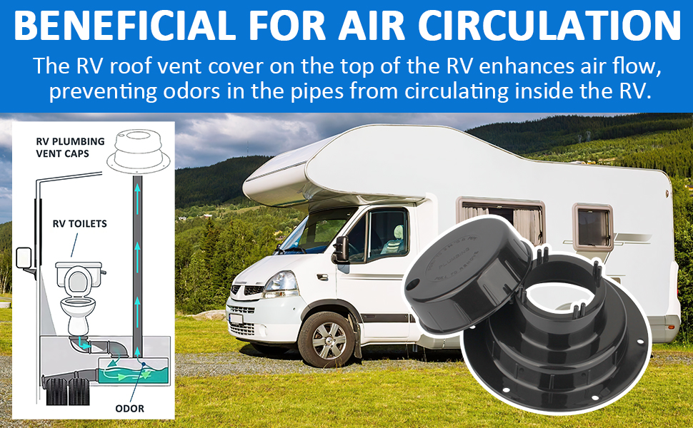 SAQXK RV Plumbing Vent Caps, Camper Vent Cap Replacement