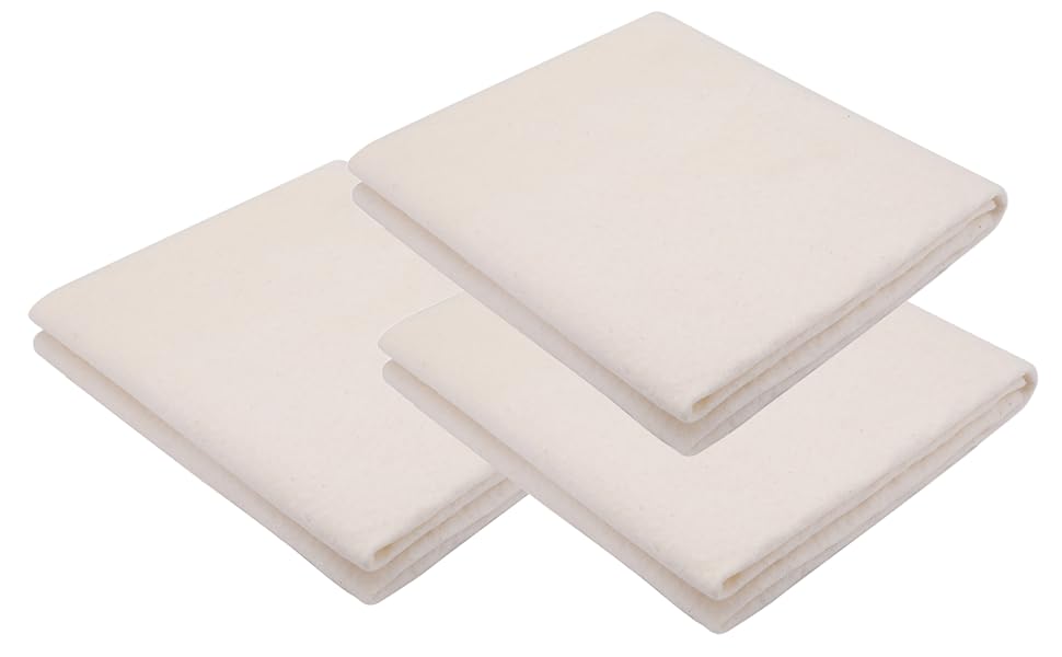 Tosnail Pack of 3 Sheets 45Inch x 36Inch Soft Natural