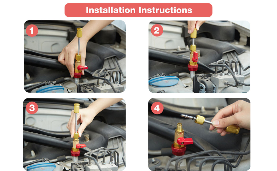 R134A Valve Core Quick Remover Installer