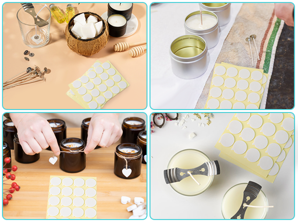 candle wick stickers for candle making