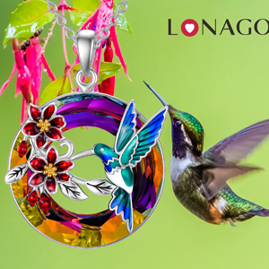 hummingbird necklace
