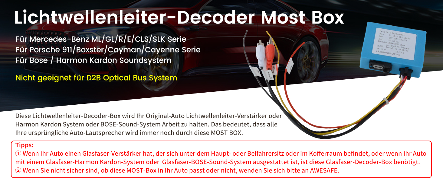 Glasfaser Decoder Box