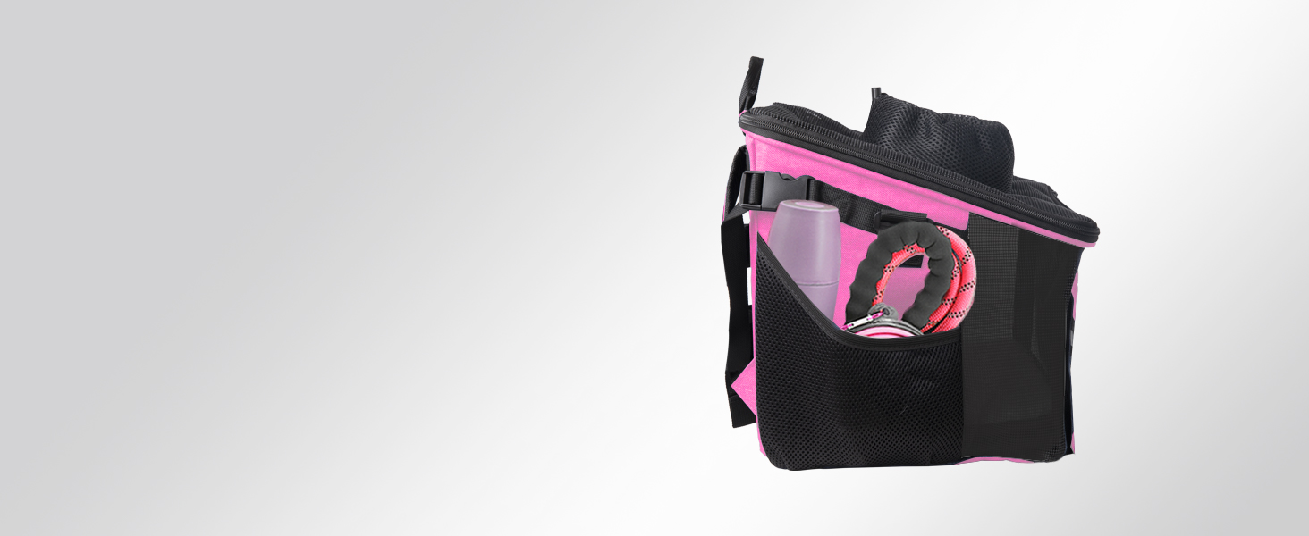 dog shoulder bag with mesh venting