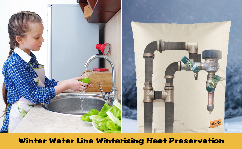 Pipe Insulation Tape, 16.5 FT x 2 Inch Foam Pipe Insulation