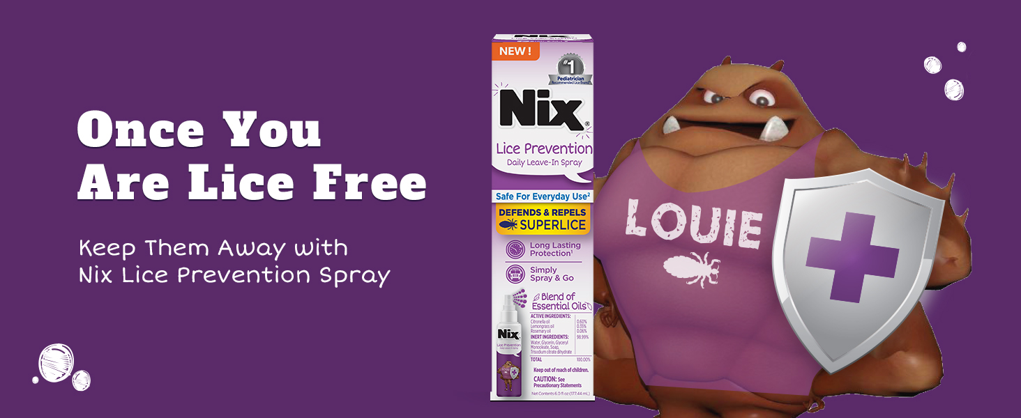 Nix Complete Lice Treatment Kit, Lice Treatment for Hair, Lice Spray for Home, Lice