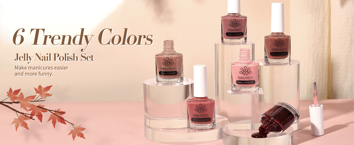 Jelly Nail Polish Set