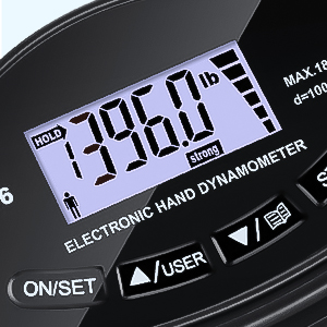 Grip Strength Tester, 396Lbs/180Kg Digital Hand Dynamometer Grip Strength Meter Usb Lcd Screen Hand Grip Dynamometer Comfortable To Use