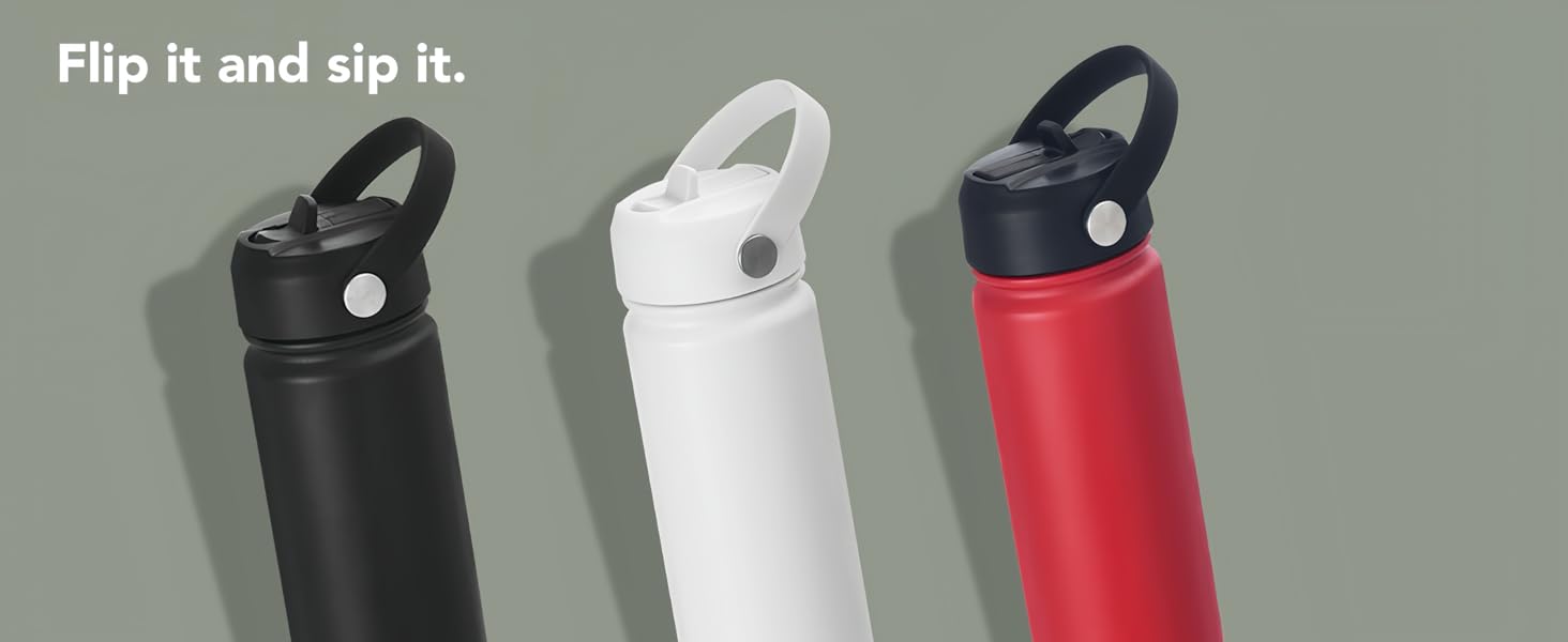 24oz ceramic lined water bottle